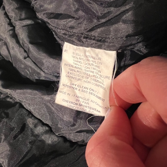 Vintage 80's Chevron Sportswear Coquitlam Minor Hockey Canada Patch Jacket - Picture 9 of 11